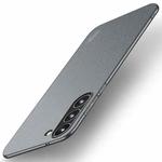 For Samsung Galaxy S24 5G MOFI Fandun Series Frosted PC Ultra-thin All-inclusive Phone Case(Gray)