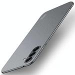 For Samsung Galaxy S25 5G MOFI Fandun Series Frosted PC Ultra-thin All-inclusive Phone Case(Gray)