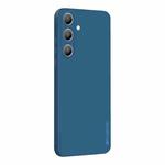 For Samsung Galaxy S25 5G PINWUYO Sense Series Liquid Silicone TPU Phone Case(Blue)