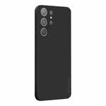For Samsung Galaxy S25 Ultra 5G PINWUYO Sense Series Liquid Silicone TPU Phone Case(Black)