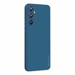 For Samsung Galaxy A56 5G PINWUYO Sense Series Liquid Silicone TPU Phone Case(Blue)
