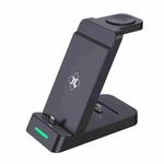 B20 18W 3 in 1 Wireless Charger Stand Charger Dock for iPhone Apple Watch Series(Black)