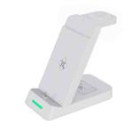 B20 18W 3 in 1 Wireless Charger Stand Charger Dock for iPhone Apple Watch Series(White)