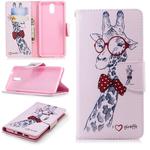 Colored Drawing Pattern Horizontal Flip Leather Case for Nokia 3.1,with Holder & Card Slots & Wallet(Deer)