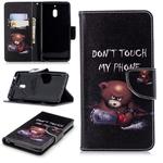Colored Drawing Pattern Horizontal Flip Leather Case for Nokia2.1,with Holder & Card Slots & Wallet(Bear)