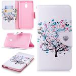 Colored Drawing Pattern Horizontal Flip Leather Case for Nokia2.1,with Holder & Card Slots & Wallet(Tree)