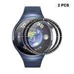 2pcs For Huawei Watch 4 Pro ENKAY 3D Full Coverage Soft PC Edge + PMMA HD Screen Protector Film