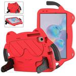 For Samsung Galaxy S6 10.5 2019 Ice Baby EVA Shockproof Hard PC Tablet Case(Red+Black)