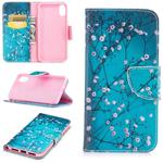 Colored Drawing Pattern Horizontal Flip Leather Case for Nokia 3,with Holder & Card Slots & Wallet(Plum Blossom)