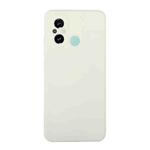 For Xiaomi Poco C55 / Redmi 12C ENKAY Hat-Prince Liquid Silicone Shockproof Soft Phone Case(Beige)