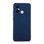 For Xiaomi Poco C55 / Redmi 12C ENKAY Hat-Prince Liquid Silicone Shockproof Soft Phone Case(Dark Blue)