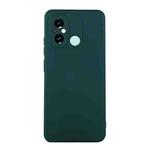 For Xiaomi Poco C55 / Redmi 12C ENKAY Hat-Prince Liquid Silicone Shockproof Soft Phone Case(Dark Green)