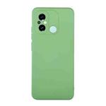 For Xiaomi Poco C55 / Redmi 12C ENKAY Hat-Prince Liquid Silicone Shockproof Soft Phone Case(Light Green)