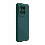 For Xiaomi 14 Pro ENKAY Hat-Prince Liquid Silicone Shockproof Soft Phone Case(Dark Green)