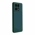 For Xiaomi Poco F6 Pro / Redmi K70 ENKAY Hat-Prince Liquid Silicone Shockproof Soft Phone Case(Dark Green)