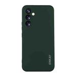 For Samsung Galaxy A56 5G ENKAY Hat-Prince Liquid Silicone Shockproof Soft Phone Case(Dark Green)