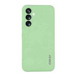 For Samsung Galaxy A26 5G ENKAY Hat-Prince Liquid Silicone Shockproof Soft Phone Case(Light Green)