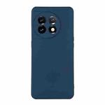 For OnePlus 11 ENKAY Hat-Prince Liquid Silicone Shockproof Soft Phone Case(Dark Blue)