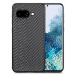 For Google Pixel 9a Carbon Fiber Texture Leather Back Cover Phone Case(Black)