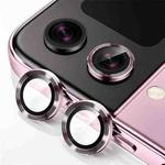 For Samsung Galaxy Z Flip5 ENKAY Hat-Prince 9H Rear Lens Aluminium Alloy Tempered Glass Film(Pink)