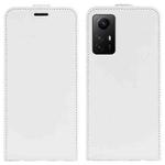 For Redmi Note 12S R64 Texture Single Vertical Flip Leather Phone Case(White)