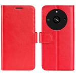For Realme 11 Pro R64 Texture Horizontal Flip Leather Phone Case(Red)