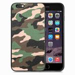 For iPhone 6 / 6s Camouflage Leather Back Cover Phone Case(Green)