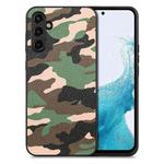 For Samsung Galaxy A54 5G Camouflage Leather Back Cover Phone Case(Green)