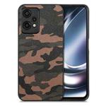 For Oneplus Nord CE 2 Lite 5G Camouflage Leather Back Cover Phone Case(Brown)
