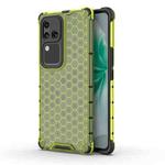 For vivo S18 Shockproof Honeycomb Phone Case(Green)