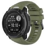 For Garmin Instinct 2X Sports Silicone Replacement Watch Band(Green)