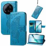 For Xiaomi 15 Ultra Butterfly Love Flower Embossed Leather Phone Case(Blue)