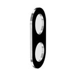 For Samsung Galaxy Flip7 ENKAY Hat-Prince 9H Rear Camera Lens Tempered Glass Film(Black)