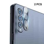 For Samsung Galaxy Z Fold6 2pcs ENKAY Hat-Prince 9H Rear Camera Lens Tempered Glass Film(Black)