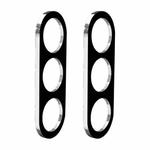 For Samsung Galaxy S25 5G 2pcs ENKAY Hat-Prince 9H Rear Camera Lens Tempered Glass Film(Black)