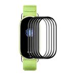For Xiaomi Smart Band 10 5pcs ENKAY ENKAY 3D Full Coverage Soft PC Edge PMMA HD Screen Film