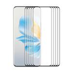 For Honor 100 5pcs ENKAY Hat-Prince Hot Bending Full Coverage Side Glue Tempered Glass Film