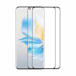 For Honor 100 2pcs ENKAY Hat-Prince Hot Bending Full Coverage Side Glue Tempered Glass Film