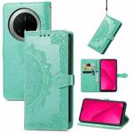 For Huawei Mate 70 Pro+ Mandala Flower Embossed Leather Phone Case(Green)