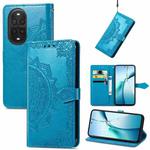 For Huawei nova 13 Pro Mandala Flower Embossed Leather Phone Case(Blue)