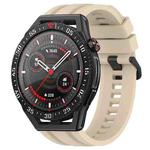 For Huawei Watch GT3 SE Long & Short Sports Solid Color Silicone Watch Band Set(Khaki)