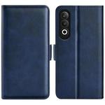 For OPPO K12 Dual-side Magnetic Buckle Horizontal Flip Leather Phone Case(Dark Blue)