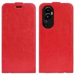 For OPPO Reno10 R64 Texture Single Vertical Flip Leather Phone Case(Red)