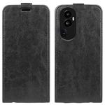 For OPPO Reno10 Pro+ R64 Texture Single Vertical Flip Leather Phone Case(Black)