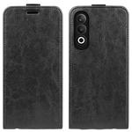 For OPPO K12 R64 Texture Single Vertical Flip Leather Phone Case(Black)