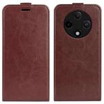 For OPPO A3 Pro 5G R64 Texture Single Vertical Flip Leather Phone Case(Brown)
