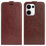 For OPPO Reno13 Pro 5G R64 Texture Single Vertical Flip Leather Phone Case(Brown)