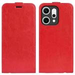 For OPPO Reno14 5G R64 Texture Single Vertical Flip Leather Phone Case(Red)