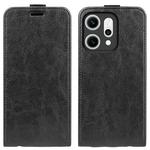 For OPPO Reno14 Pro 5G Global R64 Texture Single Vertical Flip Leather Phone Case(Black)