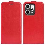 For OPPO Reno14 Pro 5G Global R64 Texture Single Vertical Flip Leather Phone Case(Red)